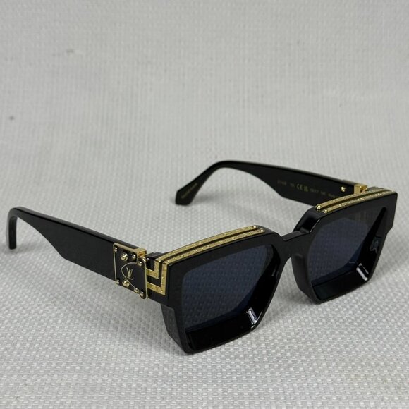 LOUIS VUITTON Acetate 1.1 Millionaires Sunglasses Black - Picture 11 of 11